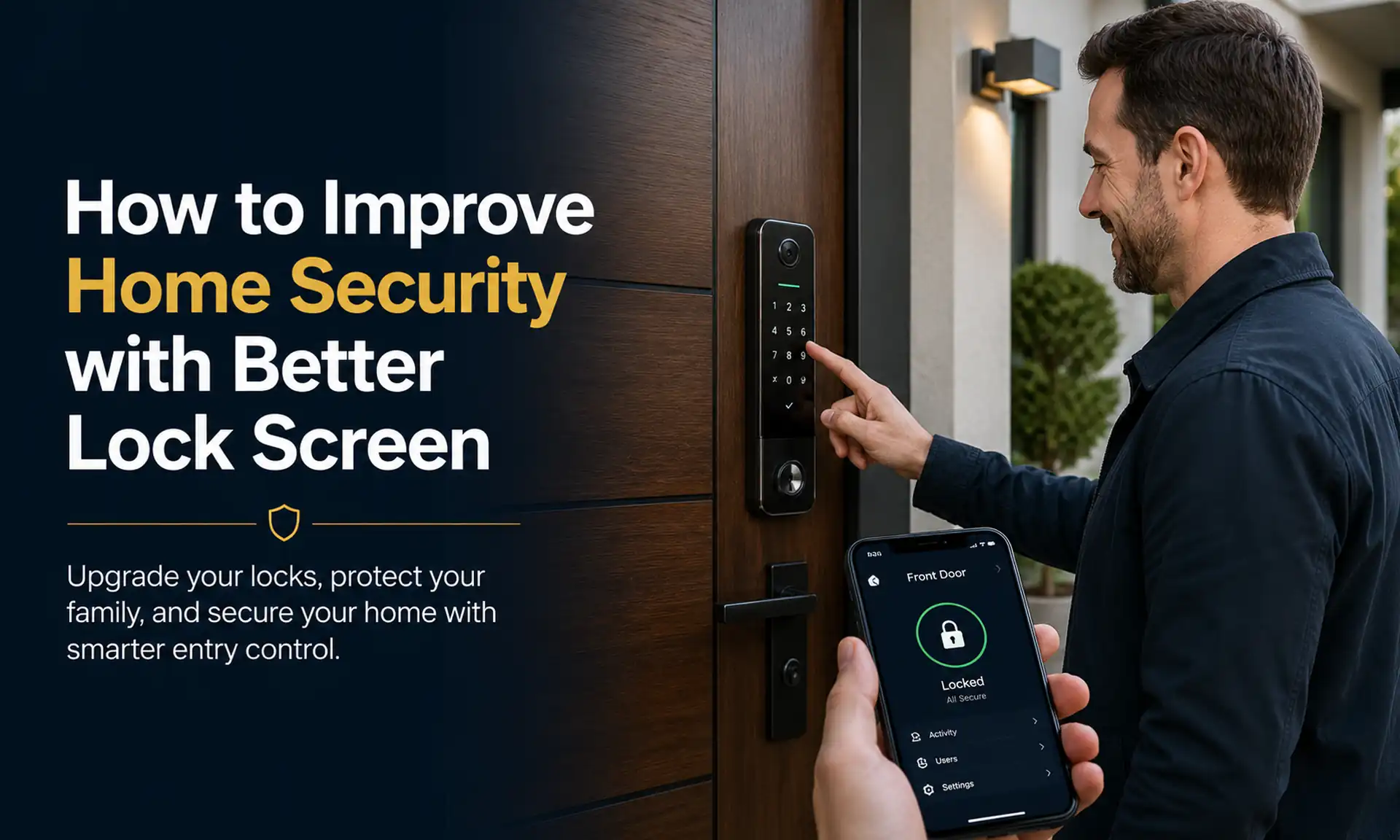 How to Improve Home Security with Better Lock Screen