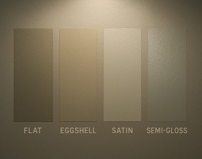 Eggshell vs. Satin vs. Semi-Gloss Paint