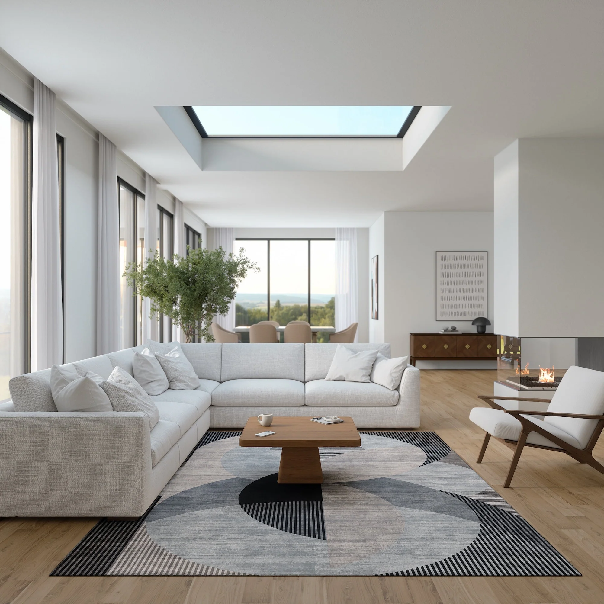 Sectional Sofa Rug Size