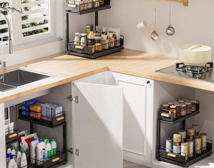 Under-Sink Cabinet Organization